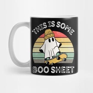 Funny Halloween Boo Ghost Costume This is Some Boo Sheet Mug